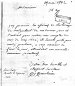 lettre de Pierre Joseph Pourbaix, rceveur
